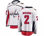 Washington Capitals #2 Matt Niskanen Fanatics Branded White Away Breakaway NHL Jersey