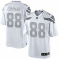 Seattle Seahawks #88 Jimmy Graham Limited White Platinum NFL Jersey