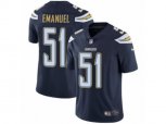 Los Angeles Chargers #51 Kyle Emanuel Vapor Untouchable Limited Navy Blue Team Color NFL Jersey