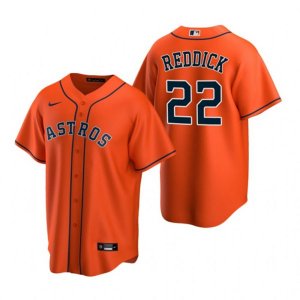 Nike Houston Astros #22 Josh Reddick Orange Alternate Stitched Baseball Jersey