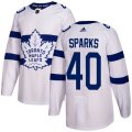 Toronto Maple Leafs #40 Garret Sparks Authentic White 2018 Stadium Series NHL Jersey