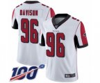 Atlanta Falcons #96 Tyeler Davison White Vapor Untouchable Limited Player 100th Season Football Jersey