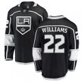 Los Angeles Kings #22 Tiger Williams Authentic Black Home Fanatics Branded Breakaway NHL Jersey