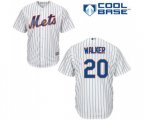 New York Mets #20 Neil Walker Replica White Home Cool Base Baseball Jersey