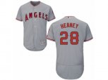 Los Angeles Angels of Anaheim #28 Andrew Heaney Grey Flexbase Authentic Collection MLB Jersey