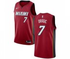 Miami Heat #7 Goran Dragic Authentic Red Basketball Jersey Statement Edition