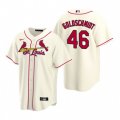Nike St. Louis Cardinals #46 Paul Goldschmidt Cream Alternate Stitched Baseball Jersey