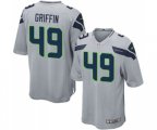 Seattle Seahawks #49 Shaquem Griffin Game Grey Alternate Football Jersey
