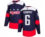 Washington Capitals #6 Michal Kempny Authentic Navy Blue 2018 Stadium Series NHL Jersey