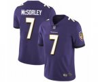 Baltimore Ravens #7 Trace McSorley Purple Team Color Vapor Untouchable Limited Player Football Jersey