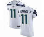 Seattle Seahawks #11 Gary Jennings Jr. White Vapor Untouchable Elite Player Football Jersey