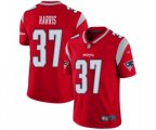 New England Patriots #37 Damien Harris Limited Red Inverted Legend Football Jersey