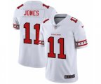 Atlanta Falcons #11 Julio Jones White Team Logo Cool Edition Jersey