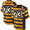 Pittsburgh Steelers #73 Ramon Foster Limited Yellow Black Alternate 80TH Anniversary Throwback NFL Jersey