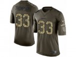 Seattle Seahawks #33 Tedric Thompson Limited Green Salute to Service NFL Jersey
