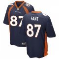 Denver Broncos #87 Noah Fant Nike Navy Vapor Untouchable Limited Jersey