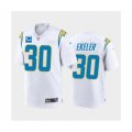 Los Angeles Chargers 2022 #30 Austin Ekeler White With 2-star C Patch Vapor Untouchable Limited Stitched NFL Jersey