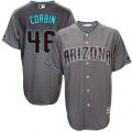 Arizona Diamondbacks #46 Patrick Corbin Authentic Gray Turquoise Cool Base MLB Jersey