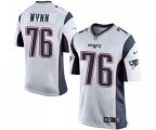 New England Patriots #76 Isaiah Wynn Game White Football Jersey