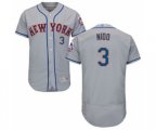 New York Mets Tomas Nido Grey Road Flex Base Authentic Collection Baseball Player Jersey