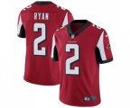Atlanta Falcons #2 Matt Ryan Red Team Color Vapor Untouchable Limited Player Football Jersey