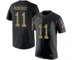 Pittsburgh Steelers #11 Donte Moncrief Black Camo Salute to Service T-Shirt