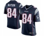 New England Patriots #84 Benjamin Watson Game Navy Blue Team Color Football Jersey