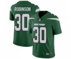 New York Jets #30 Rashard Robinson Green Team Color Vapor Untouchable Limited Player Football Jersey