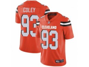 Cleveland Browns #93 Trevon Coley Orange Alternate Vapor Untouchable Limited Player NFL Jersey