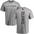 Los Angeles Kings #22 Trevor Lewis Ash Backer T-Shirt