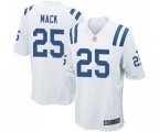 Indianapolis Colts #25 Marlon Mack Game White Football Jersey