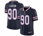 Buffalo Bills #90 Shaq Lawson Limited Navy Blue Inverted Legend Football Jersey