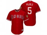 Los Angeles Angels Of Anaheim #5 Albert Pujols 2017 Spring Training Cool Base Stitched MLB Jersey
