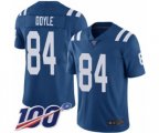 Indianapolis Colts #84 Jack Doyle Royal Blue Team Color Vapor Untouchable Limited Player 100th Season Football Jersey