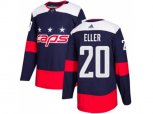 Washington Capitals #20 Lars Eller Navy Authentic 2018 Stadium Series Stitched NHL Jersey