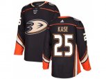 Adidas Anaheim Ducks #25 Ondrej Kase Black Home Authentic Stitched NHL Jers