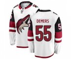 Arizona Coyotes #55 Jason Demers Fanatics Branded White Away Breakaway Hockey Jersey