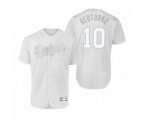 Los Angeles Dodgers Justin Turner Redturn2 White 2019 Players' Weekend Authentic Jersey