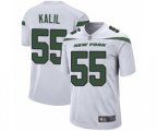 New York Jets #55 Ryan Kalil Game White Football Jersey
