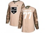 Los Angeles Kings #77 Jeff Carter Camo Authentic 2017 Veterans Day Stitched NHL Jersey