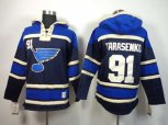 St. Louis Blues #91 Vladimir Tarasenko Blue [pullover hooded sweatshirt]