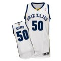 Memphis Grizzlies #50 Bryant Reeves Authentic White Home NBA Jersey