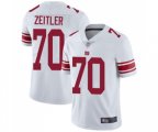 New York Giants #70 Kevin Zeitler White Vapor Untouchable Limited Player Football Jersey