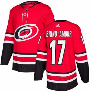 Carolina Hurricanes #17 Rod Brind\'Amour Premier Red Home NHL Jersey