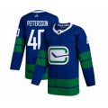 Vancouver Canucks #40 Elias Pettersson Authentic Royal Blue Alternate Hockey Jersey