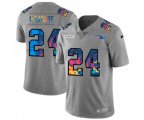 New England Patriots #24 Stephon Gilmore Multi-Color 2020 NFL Crucial Catch NFL Jersey Greyheather