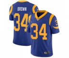 Los Angeles Rams #34 Malcolm Brown Royal Blue Alternate Vapor Untouchable Limited Player Football Jersey