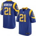 Los Angeles Rams #21 Kayvon Webster Game Royal Blue Alternate NFL Jersey