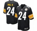 Pittsburgh Steelers #24 Benny Snell Jr. Game Black Team Color Football Jersey
