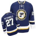 St. Louis Blues #27 Alex Pietrangelo Premier Navy Blue Third NHL Jersey